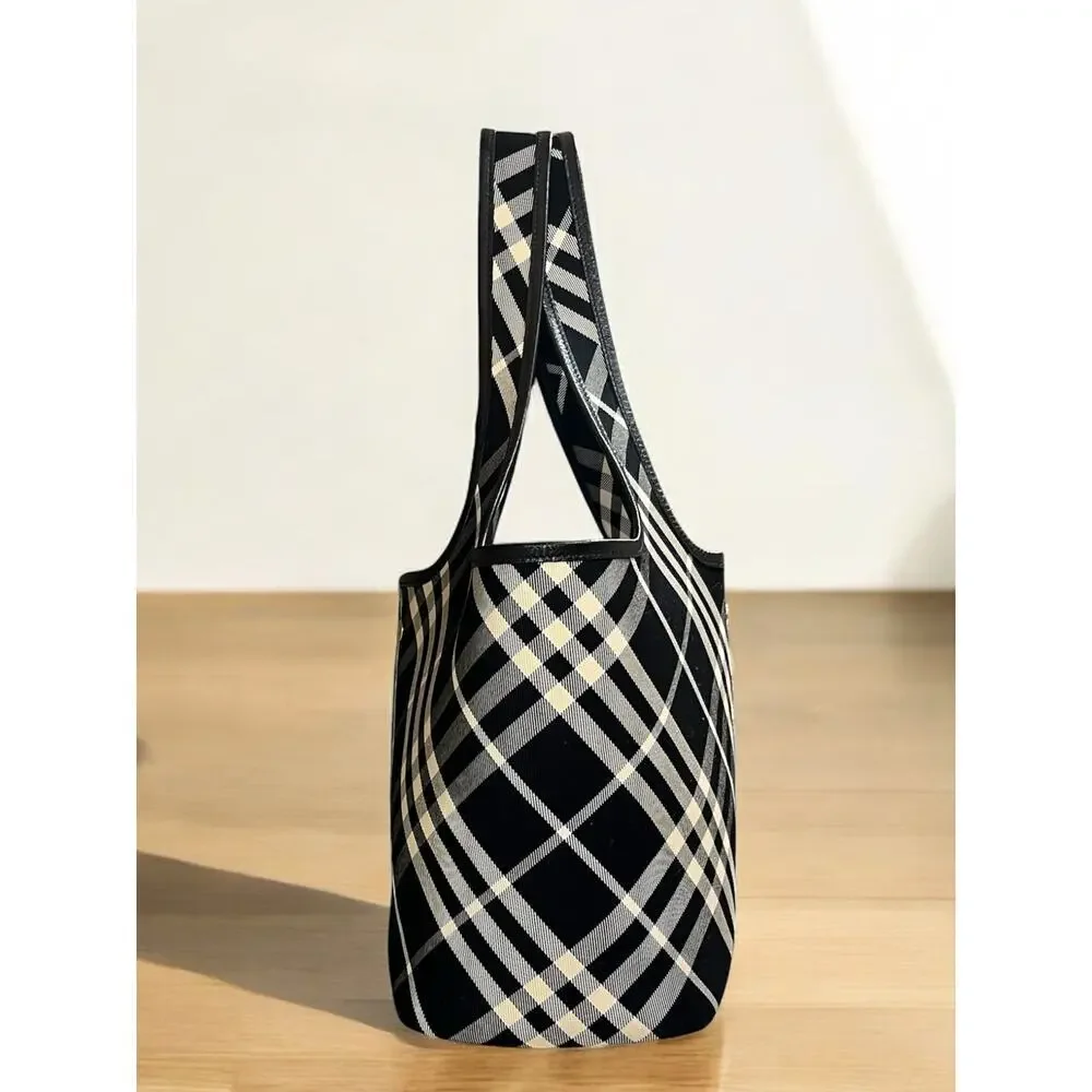 Burberry Small Check Tote Bag - Picture 4 of 16